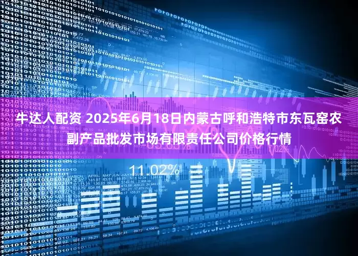 牛达人配资 2025年6月18日内蒙古呼和浩特市东瓦窑农副产品批发市场有限责任公司价格行情