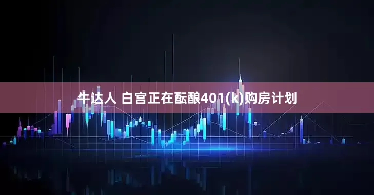 牛达人 白宫正在酝酿401(k)购房计划